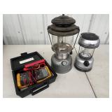 Camping Lanterns, Defrost Thermostat Kit & Fluke Multimeter Mixed Lot