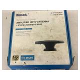 HDTV Antenna - Tuxtronic DT8100 Black Indoor/Outdoor Amplified in Orig Box