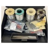 Soldering Supplies Mixed Lot - Autocraft AC860, TE Heat-Shrink & Bridgeit Flux