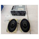 Car Stereo Radio - Delco Electronics Receiver & 2 Speakers (3 Pieces)