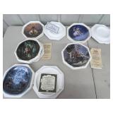 Collectible Plates - Hamilton Collection & Bradford Exchange (Lot of 5 most w COAs)