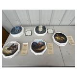 Collector Plates - Chuck Ren & Diana Stanley (Lot of 5) w COAs