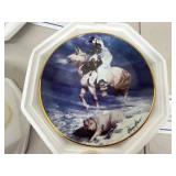Horse Collector Plates - Franklin Mint Western Heritage Museum (Lot of 5)