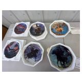 Franklin Mint Crestley Collection Collector Plates (Lot of 6)