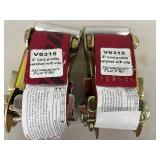 Ratchet Tie-Down Straps - Snap N Turtle V6315 2 in Low Profile