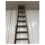 Wooden Library Ladder - Folding Step Ladder