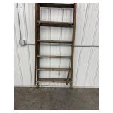 Wooden Library Ladder - Folding Step Ladder