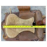 Western Saddle - Brown Leather