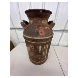 Milk Can - Rusty Metal Dairy Can