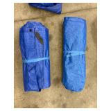 Tarps - Assorted Blue, White & Brown