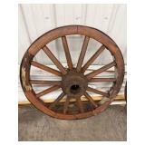 Wagon Wheels - Vintage Wooden Pair