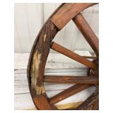 Wagon Wheels - Vintage Wooden Pair