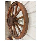 Wagon Wheels - Vintage Wooden Pair