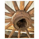 Wagon Wheels - Vintage Wooden Pair