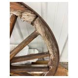 Wagon Wheels - Vintage Wooden Pair