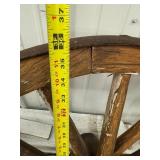 Wagon Wheels - Vintage Wooden Pair