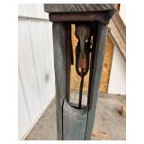 Vintage Hanging Scale - Cast Iron Wood Industrial Scale