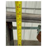 Vintage Hanging Scale - Cast Iron Wood Industrial Scale
