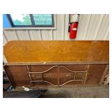2 Folding Banquet Tables & Metal Rack