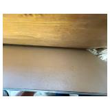 2 Folding Banquet Tables & Metal Rack