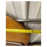 2 Folding Banquet Tables & Metal Rack