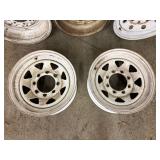 Steel Wheels 16 Inch White (Lot of 5)