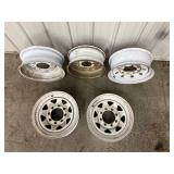 Steel Wheels 16 Inch White (Lot of 5)