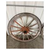 Antique Wagon Wheels (Lot of 2)