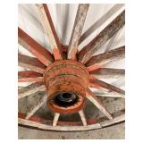 Antique Wagon Wheels (Lot of 2)