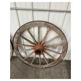 Antique Wagon Wheels (Lot of 2)