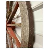 Antique Wagon Wheels (Lot of 2)