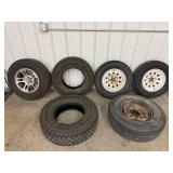 Truck Tires & Rims Mixed Lot