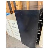 2 File Cabinets (one w key) & 1 Black Storage/File Cabinet Mixed Lot (Lot of 3)