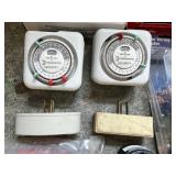 Electrical Hardware Mixed Lot - Intermatic Timers, WeatherBlock Rope Caulk & More