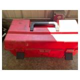 Pneumatic Belt Sander Kit With Case, Hose & Sandpaper