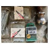 Hardware Fasteners Mixed Lot - Assorted Screws, Bolts & Trailer Hitch Balls