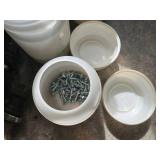 Hardware Fasteners Mixed Lot - Assorted Screws, Bolts & Trailer Hitch Balls