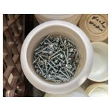 Hardware Fasteners Mixed Lot - Assorted Screws, Bolts & Trailer Hitch Balls