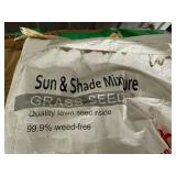 Grass Seed & Lawn Fertilizer Mixed Lot - content quantities unverified