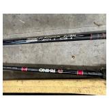 Fishing Rods & Reels Mixed Lot With Boat Seat