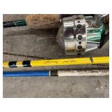 Fishing Rods & Reels Mixed Lot With Boat Seat