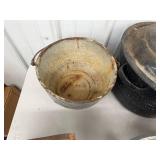 Metal Planters & Buckets Mixed Lot