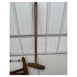 Buck Saw & Mallet (Lot of 2)