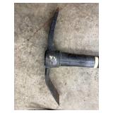Garden Tools Mixed Lot - Collins Axe, Pick Mattock & Pitchfork