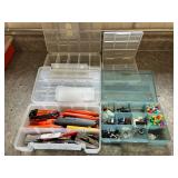 Tackle Boxes & Assorted Hardware Mixed Lot