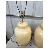 Table Lamps & Decorative Wood Pieces