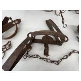 Rustic Metal Horse Harness Parts & Figurines Mixed Lot