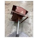 Bird Feeder - Pole Mount With Base & Mounting Block & Smaller Wooden Bird House