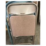Folding Chairs (2 With Tablet Arms) Inc Samsonite