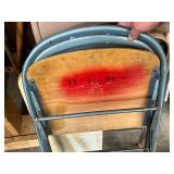 Folding Chairs (2 With Tablet Arms) Inc Samsonite